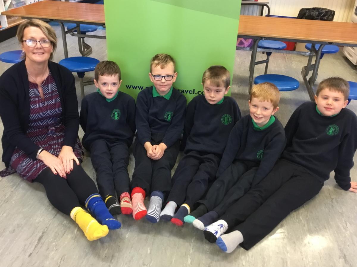 Odd Socks Day for Anti-Bullying Week - Mary Queen of Peace Primary