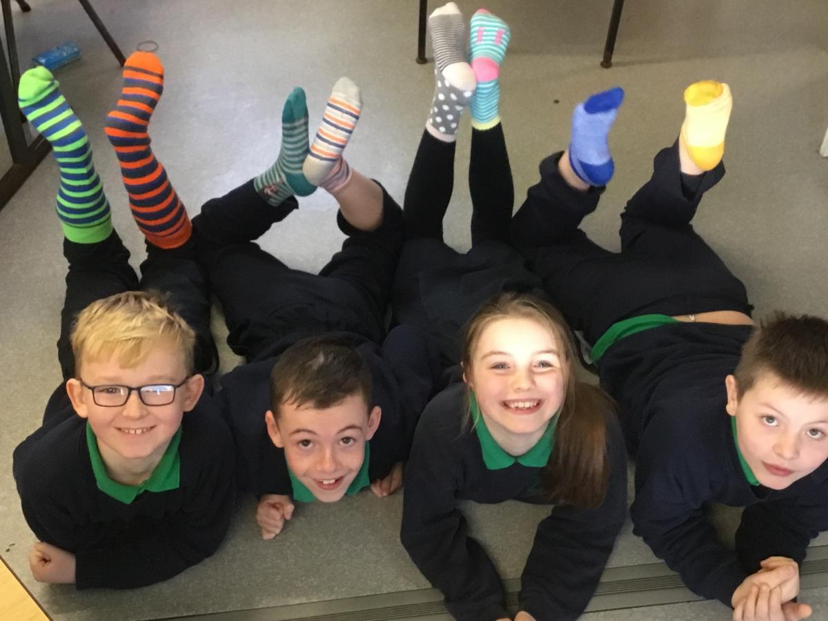 Odd Socks Day for AntiBullying Week Mary Queen of Peace Primary